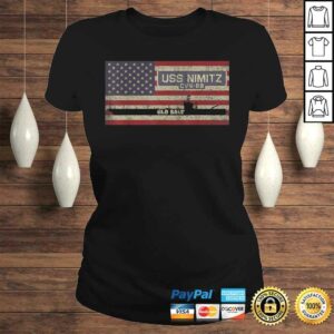 Funny USS Nimitz CVN-68 Aircraft Carrier USA American Flag Shirt 2 Funny USS Nimitz CVN 68 Aircraft Carrier USA American Flag Shirt 3