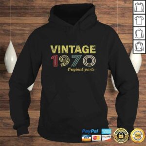 Funny Vintage 1970 Original Parts Funny 50th Birthday Men Women T-shirt 3 Funny Vintage 1970 Original Parts Funny 50th Birthday Men Women T shirt 4