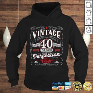 Funny Vintage 40th Birthday Shirt For Him 1980 Aged To Perfection Gift Top 3 Funny Vintage 40th Birthday Shirt For Him 1980 Aged To Perfection Gift Top 4