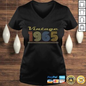 Funny Vintage Born in 1965 – 55th birthday gift Retro Classic Shirt