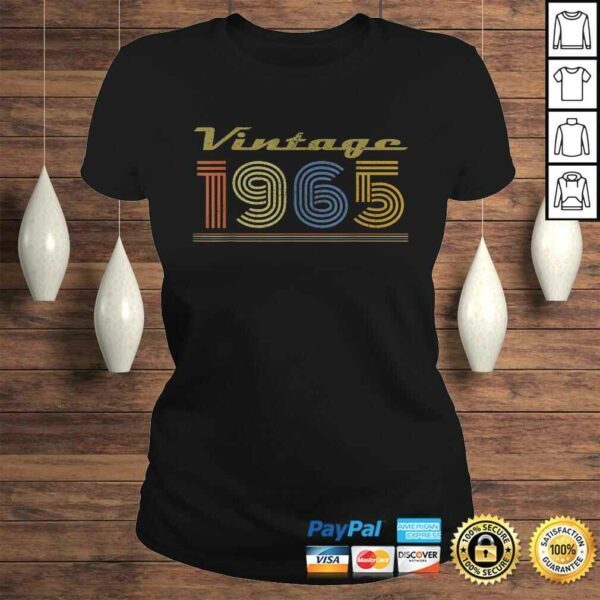 Funny Vintage Born in 1965 – 55th birthday gift Retro Classic Shirt