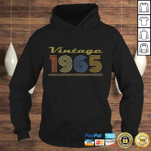 Funny Vintage Born in 1965 – 55th birthday gift Retro Classic Shirt