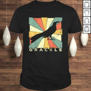 Funny Vintage Grackle Bird Lover Retro Style Animal T-shirt Funny Vintage Grackle Bird Lover Retro Style Animal T-shirt