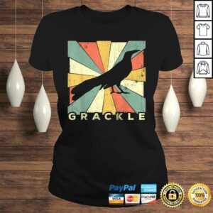 Funny Vintage Grackle Bird Lover Retro Style Animal T-shirt 2 Funny Vintage Grackle Bird Lover Retro Style Animal T shirt 3
