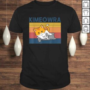 Funny Vintage Kimeowra JIU JITSU Kimura n Kawaii CaTShirt 1