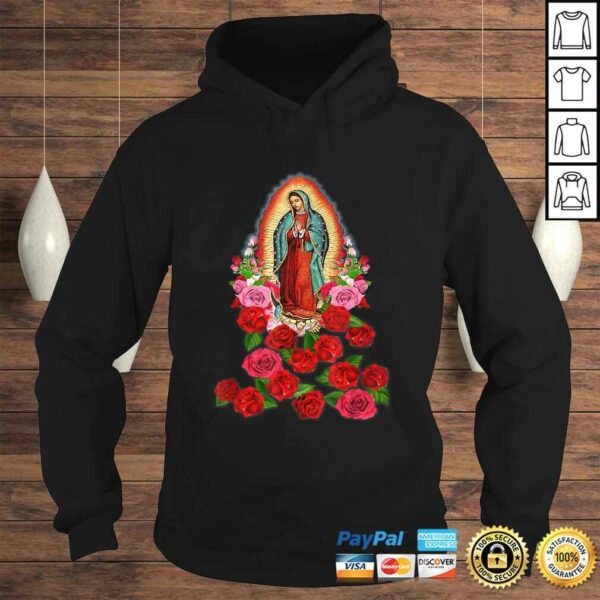 Funny Virgin Mary Our Lady of Guadalupe Catholic SainV-Neck T-Shirt