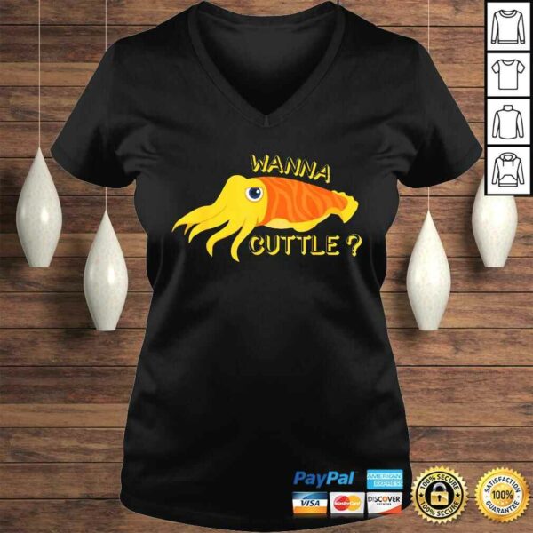 Funny Wanna Cuttle Cute Cuttlefish Lover Tee Shirt