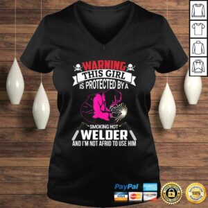 Funny Welder Wife Girlfriend Shirt Women Birthday Gift Tee