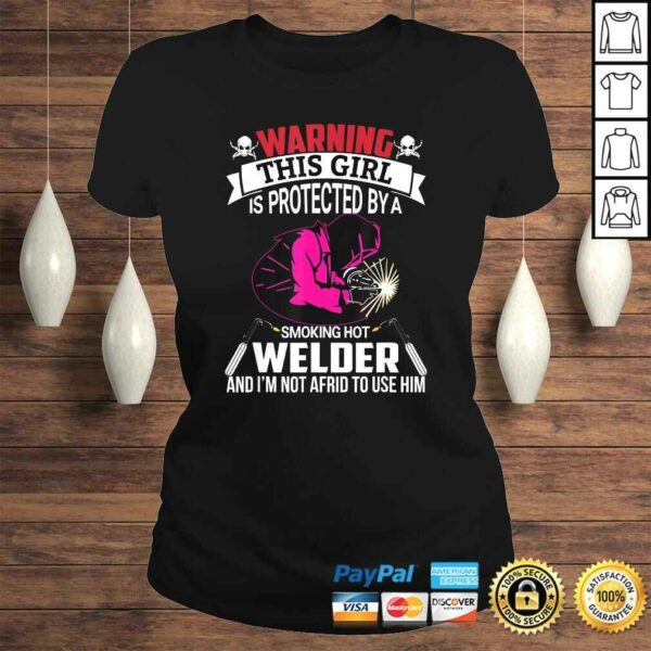 Funny Welder Wife Girlfriend Shirt Women Birthday Gift Tee