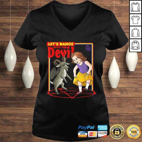 Funny Witchcraft Let’s Dance with the Devil Satanic Baphomet game T-shirt