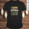 Funny Womens 5 Things You Should Know About My Boyfriend Funny Tee T-Shirt