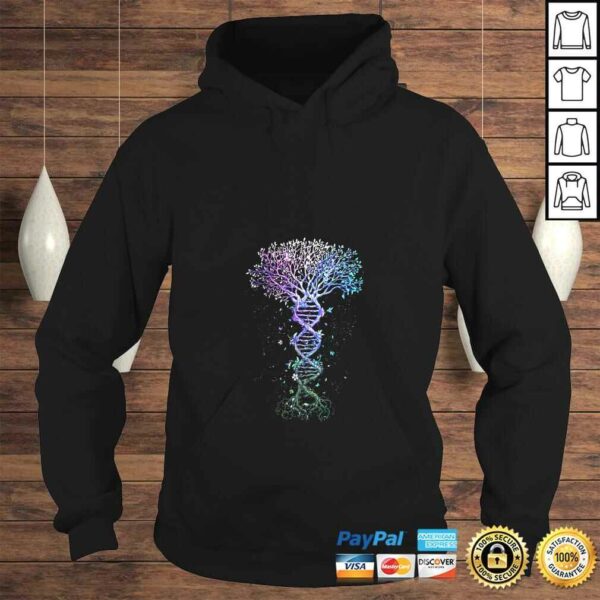 Funny Womens DNA Tree Life Earth Genetics Biologist Science TShirt