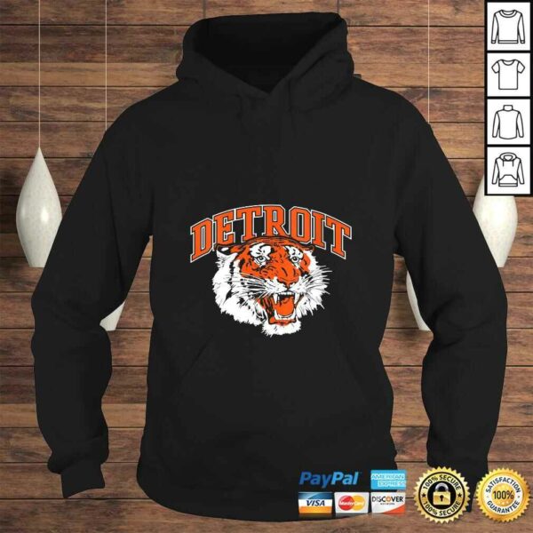 Funny Womens Detroit Baseball Vintage Michigan Bengal Tiger Retro VNeck TShirt