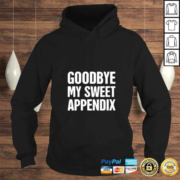 Funny Womens Goodbye  Funny Appendix Appendectomy & Appendicitis VNeck TShirt