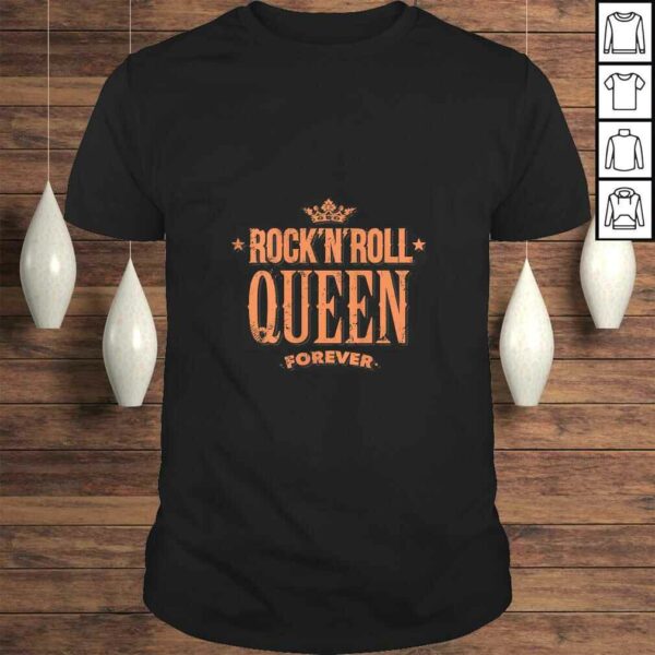 Funny Womens Rock N Roll Queen – Forever Vintage Rock Shirt