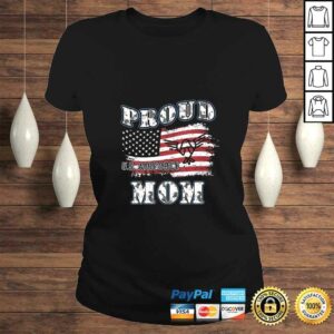 Funny Womens US Air Force Moms Shirt Proud Army Mom Shirt 3