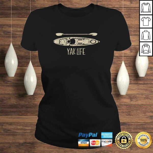 Funny Yak Life Shirt, Kayak Life Kayaking and Paddling TShirt