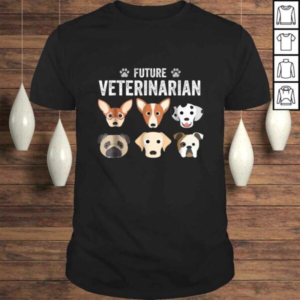 Future Veterinarian Shirt Kids Vet Dog CaShirt Youth