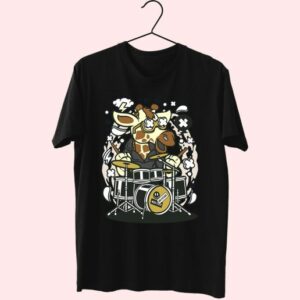 Girrafe Drummer Funny Graphic T Shirt 3 Girrafe Drummer Funny Graphic T Shirt 4