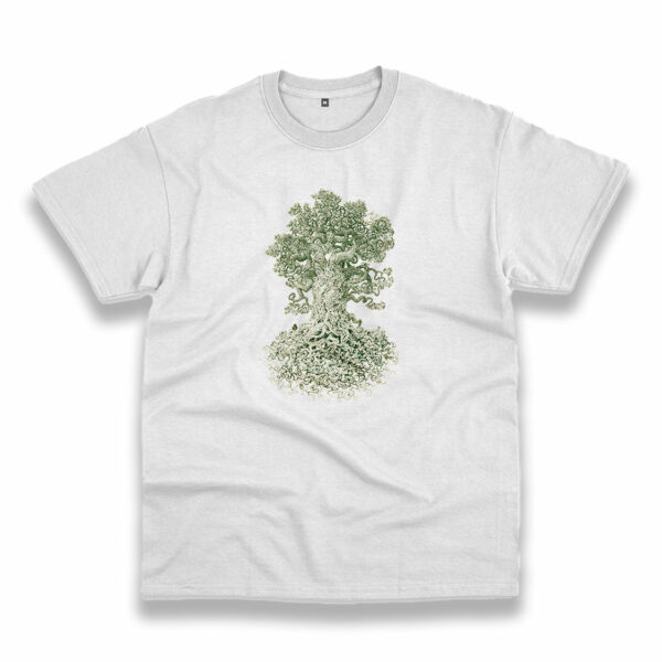 Gnarled Tree Tree For Life Trendy Casual T Shirt