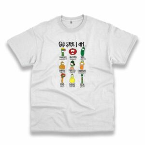 God Says I Am Enough Trendy Casual T Shirt