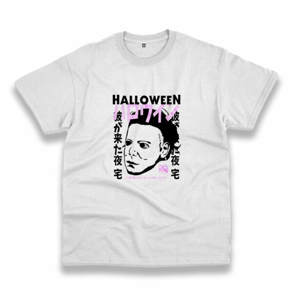 Halloween Japanese Movie Poster Michael Myers Casual T Shirt