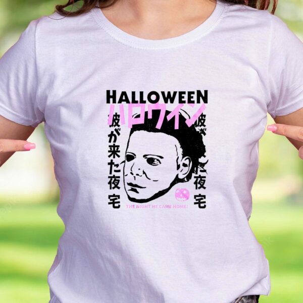 Halloween Japanese Movie Poster Michael Myers Casual T Shirt