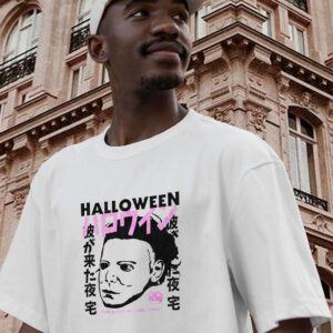 Halloween Japanese Movie Poster Michael Myers Casual T Shirt 2 Halloween Japanese Movie Poster Michael Myers Casual T Shirt 3
