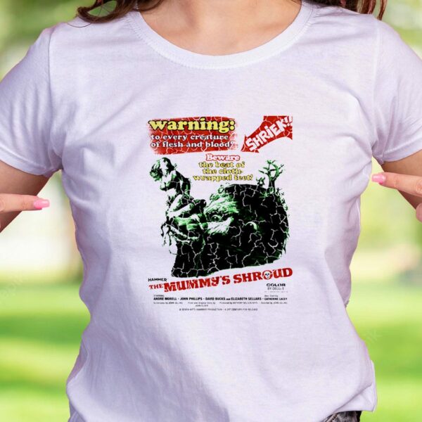 Hammer Horror The Mummy’S Shroud Casual T Shirt