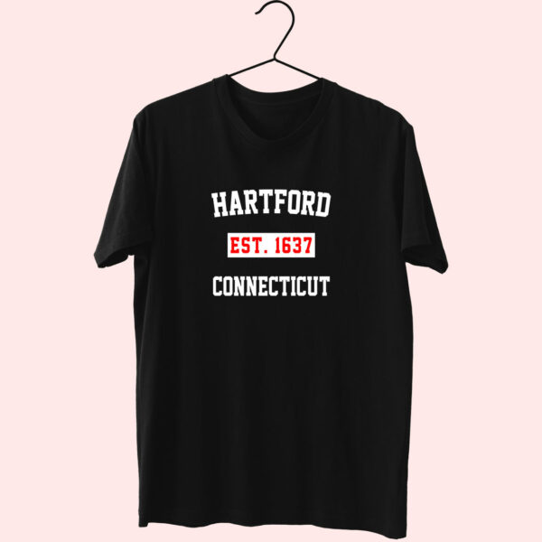 Hartford Est 1637 Connecticut Fashionable T Shirt