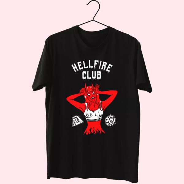 Hellfire Club Devil Stranger Things Casual Trendy T Shirt