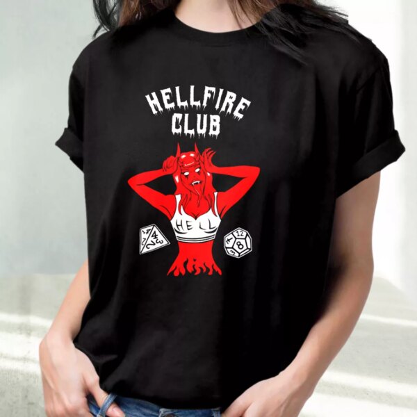 Hellfire Club Devil Stranger Things Casual Trendy T Shirt