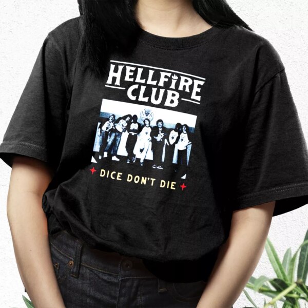 Hellfire Club Dice Don’T Die Casual Trendy T Shirt