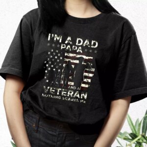 I'M A Dad Papa And A Veteran Vetrerans Day T Shirt 2 IM A Dad Papa And A Veteran Vetrerans Day T Shirt 3