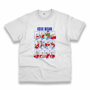 Icee Bear Emotions Face Casual T Shirt Icee Bear Emotions Face Casual T Shirt