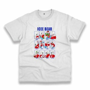 Icee Bear Emotions Face Casual T Shirt 3 Icee Bear Emotions Face Casual T Shirt 4