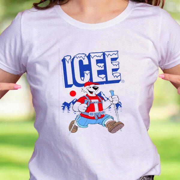 Icee Bear Happy Hiking Casual T Shirt