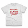 Introverted But Willing To Discuss Plants Vintage Tshirt
