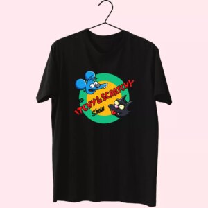 Itchy And Scratchy Show Rocket Cool T Shirt Itchy And Scratchy Show Rocket Cool T Shirt