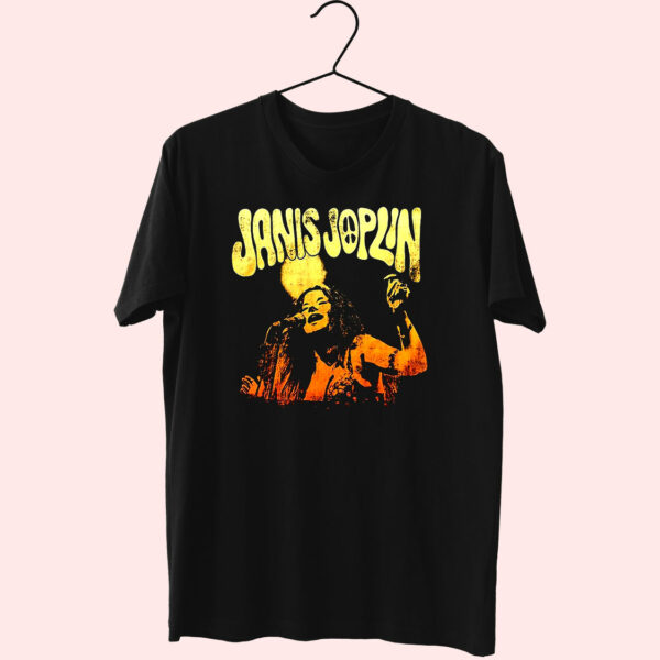 Janis Joplin Live Essential T Shirt