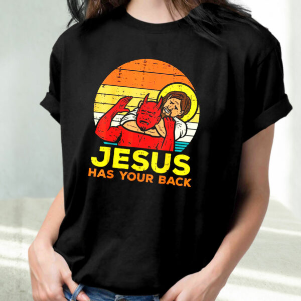 Jesus Has Your Back Jiu Jitsu Funny T Shirt