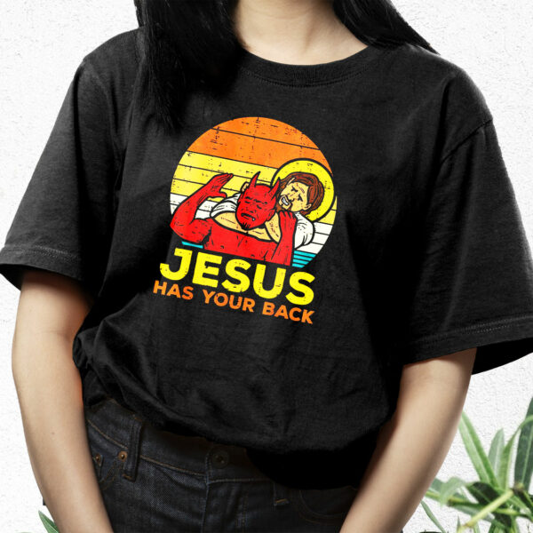 Jesus Has Your Back Jiu Jitsu Funny T Shirt