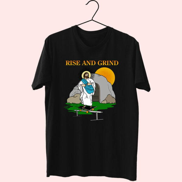 Jesus Rise And Grind 70S T Shirt Outfit