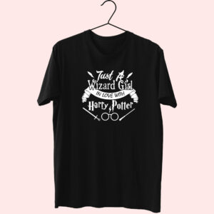 Just Wizard Girl Love Harry Potter Trendy 70S T Shirt Outfit Just Wizard Girl Love Harry Potter Trendy 70S T Shirt Outfit
