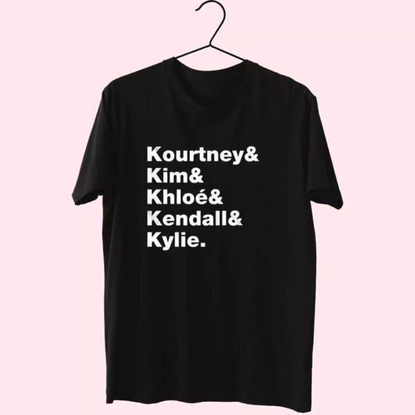 Kourtney Kim Chloe Kendall And Kylie Family Cool T Shirt