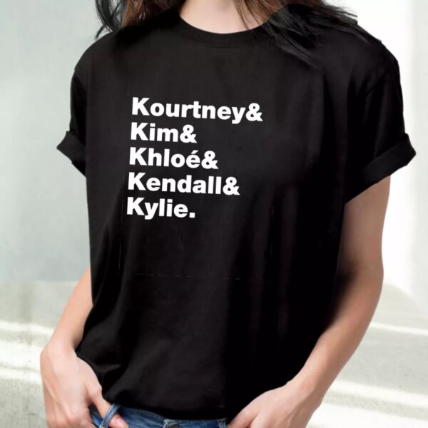 Kourtney Kim Chloe Kendall And Kylie Family Cool T Shirt