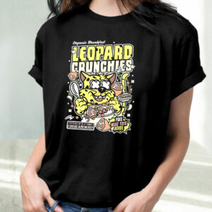 Leopard Crunchies Funny Graphic T Shirt 2 Leopard Crunchies Funny Graphic T Shirt 3