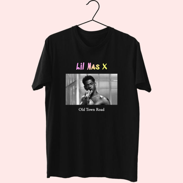 Lil Nas X Old Town Road Hip Hop Rapper T Shirt