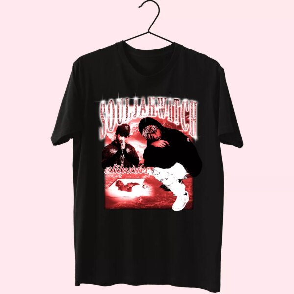 Lil Tracy Soulja Witch Faith 80S Men’S Classic 90S T Shirt Style