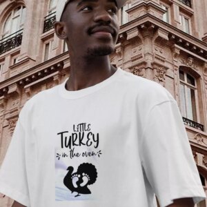 Little Turkey In The Oven Thanksgiving Vintage T Shirt 2 Little Turkey In The Oven Thanksgiving Vintage T Shirt 3